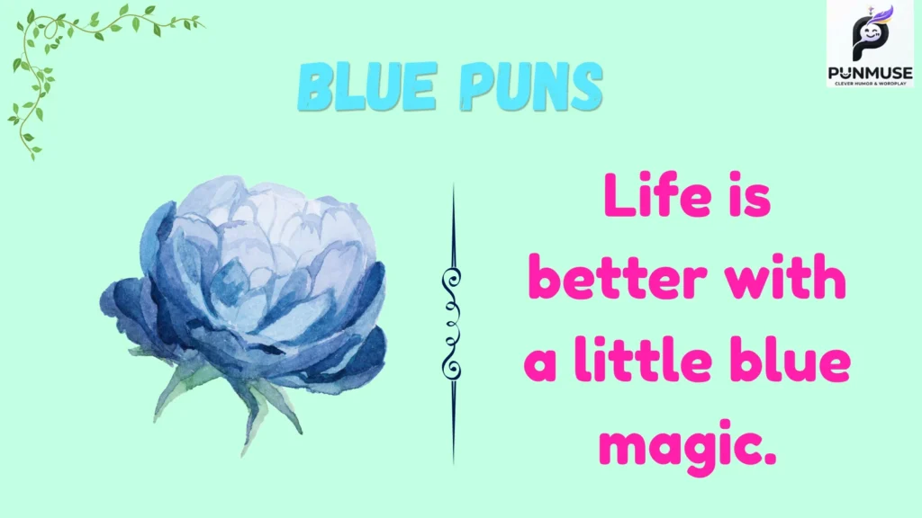 Best Blue Puns for Every Mood