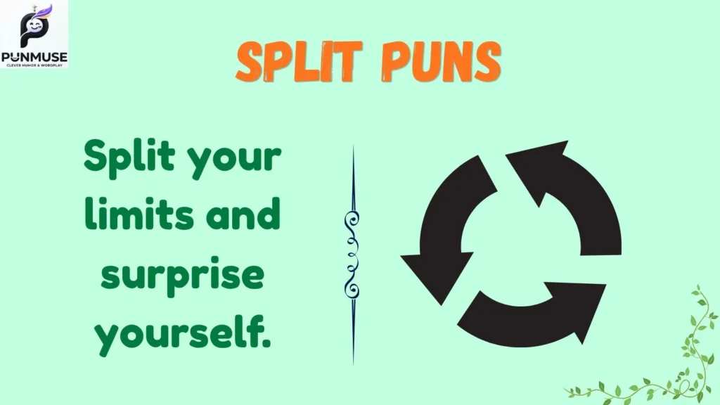Clever Split Puns for Instagram Captions