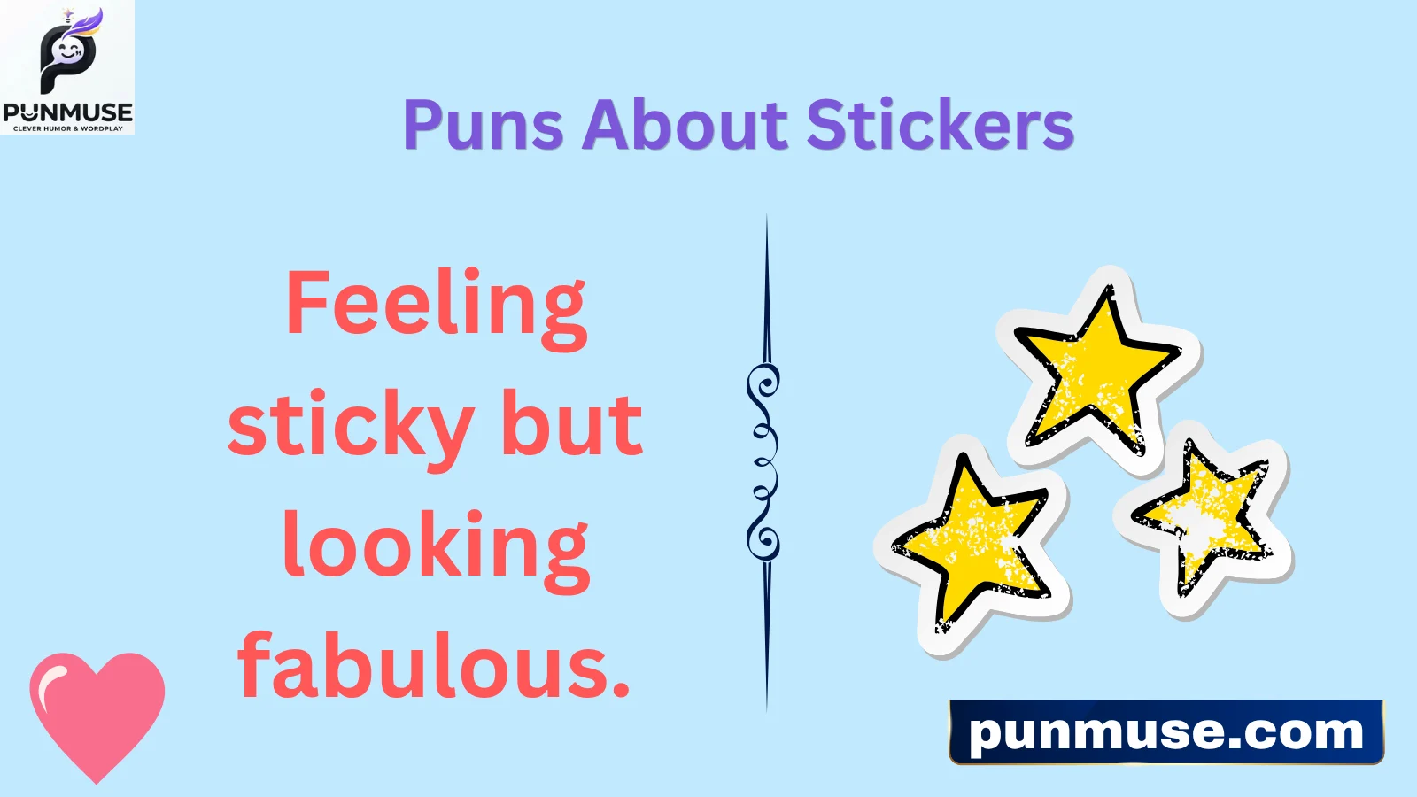 puns about stickers