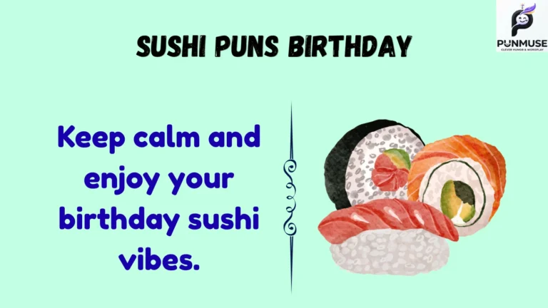 sushi puns birthday