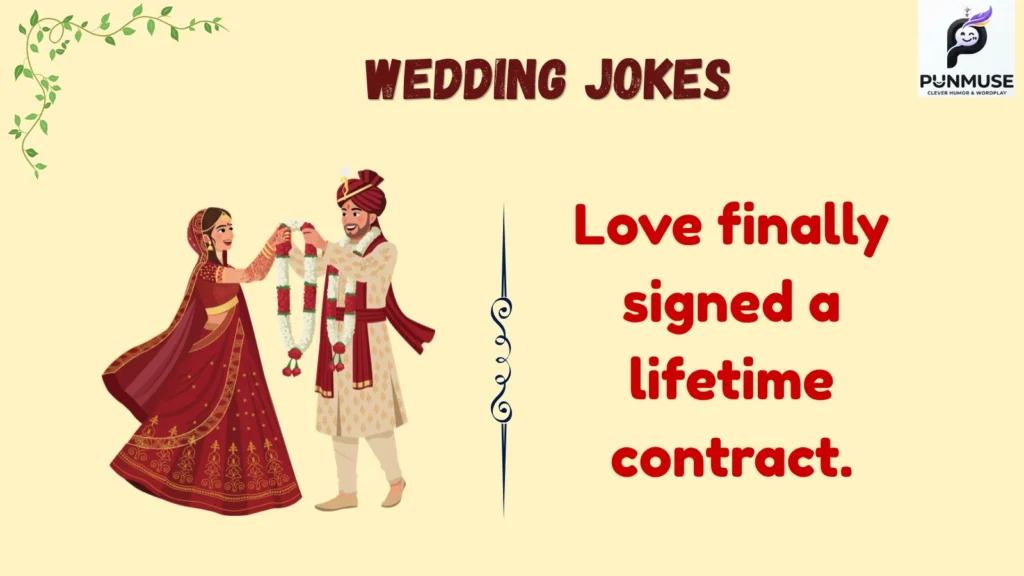 Wedding Jokes for Instagram Captions